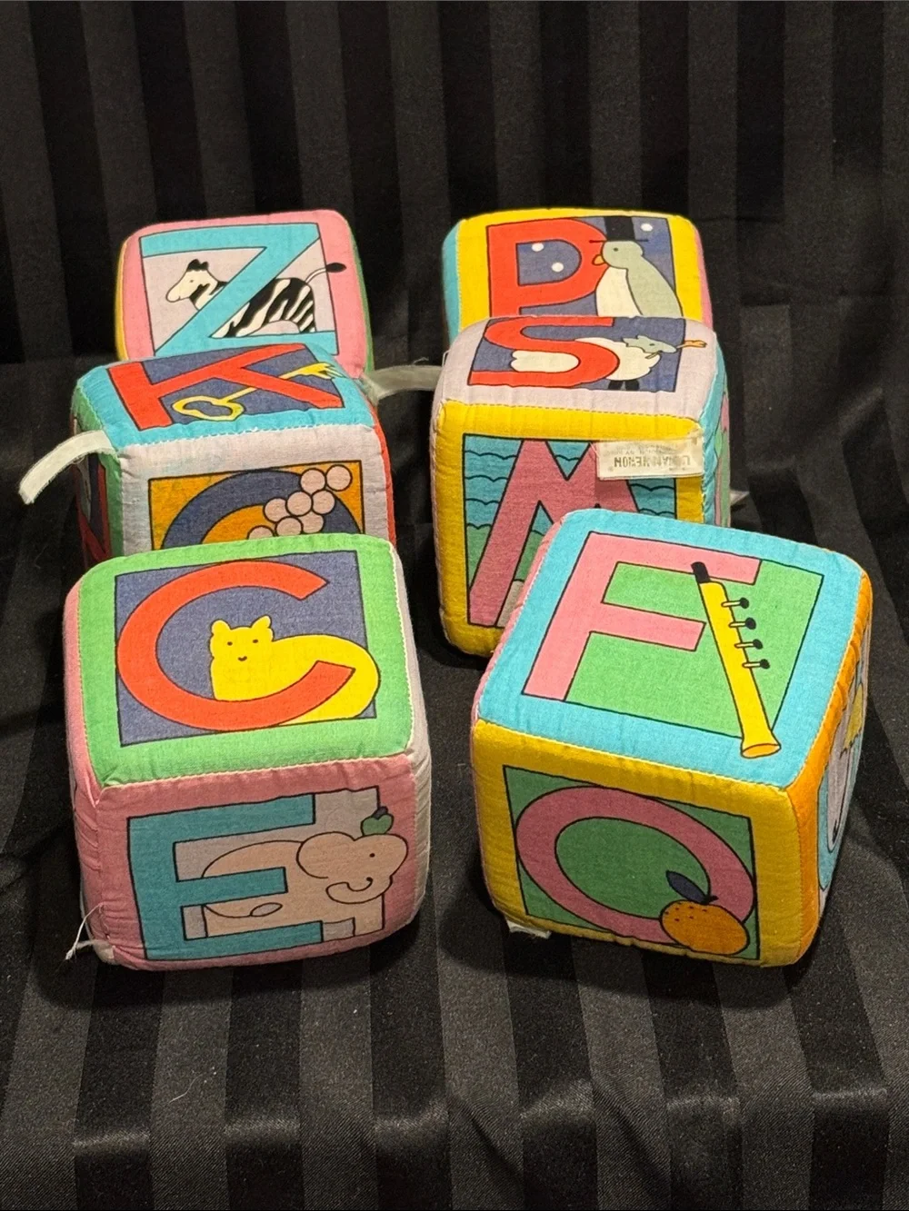 Lillian Vernon ABC Blocks - In Primary and Pastel Colors